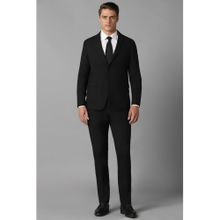 Louis Philippe Men Black Slim Fit Solid Formal Blazer & Trouser (Set of 2)