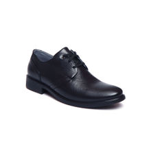 Zoom Shoes Genuine Leather Derbies for Men Black
