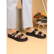 ELLE Women Black Sandals