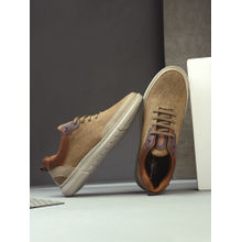 EGOSS Men Brown Casual Lace-Up Sneakers