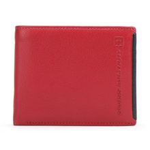 Swiss Military Cardston Bi-Fold Coin Id Wallet - Red