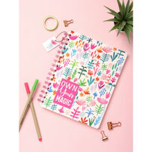 Doodle Collection B5 Hardcover Wiro Notebook,160 Ruled Pages,80gsm,100+ Stickers Magic Moments