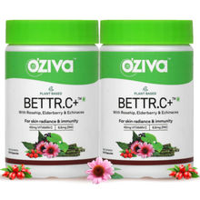Oziva Bettr.C+ Plant Based Vitamin C With Zinc & Rosehip - Pack Of 2