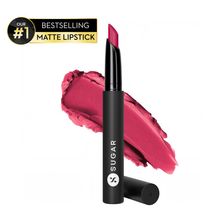 SUGAR Matte Attack Transferproof Lipstick - 01 Bold Play (Cardinal Pink)