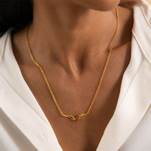Shaya by CaratLane Forged by Challenges Necklace in Gold Plated 925 Silver
