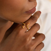 Shaya by CaratLane Forged by Rejections Ring in Gold Plated 925 Silver
