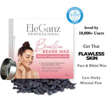 Eleganz Professional Brazilian Hair Removal Wax 100% Natural, Castor Oil, Bees Wax, Sunflower Oil