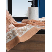 Maspar Rust Cotton Soft & Absorbent Anti-Odor Hand Towels (Pack of 2) (M)