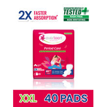 Everteen Period Care Xxl Soft Sanitary Pads Neem Safflower Heavy Flow, Rash-Free