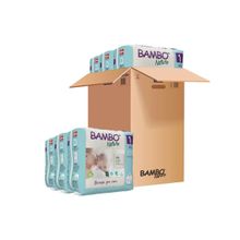 Bambo Nature Tape Diapers with Wetness Indicator XS - 132 Pieces