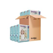 Bambo Nature Tape Diapers with Wetness Indicator XL - 132 Pieces