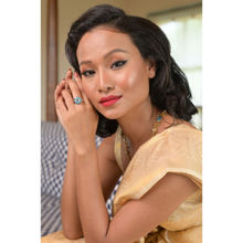 Lulu & Dorro Women Aqua Stones Ring