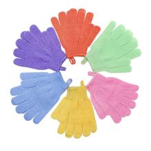 Gorgio Professional Multi Purpose Bath Loofah Gloves GHG003 (Multi Colour & Design)