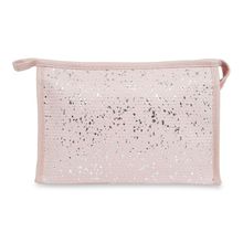 NFI Essentials Glittery Makeup Pouch For Women|cosmetic Pouches|make Up Bag|travel Organiser Kit