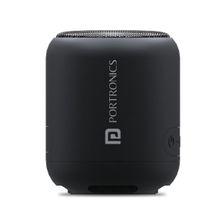 Portronics SoundDrum 1 10W TWS Portable Bluetooth 5.0 Speaker with Inbuilt-FM (Black)