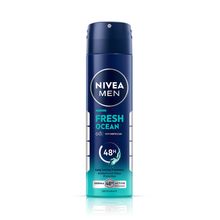 NIVEA MEN Deodorant, Fresh Ocean, 48h Long lasting Freshness with Fresh Aqua Scent