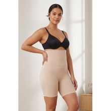 Zivame Highwaist Thigh Shaper Smoothening Control - Skin