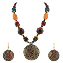 Youbella Stylish Afghani Tribal Jewellery Set For Women (Multi-Color)