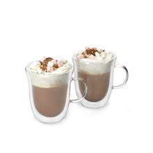 La Cafetiere Double Walled Hot Chocolate Jack Glasses, 350ml