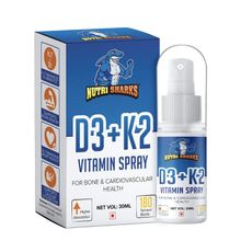 Nutrisharks D3 With K2 Vitamin Spray For Bone Health