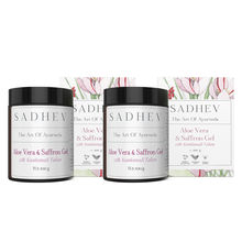 SADHEV Aloe Vera Gel with Saffron & Kumkumadi Tailam Duo