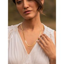 Michelle Alexander Anastasia- 18K Gold Plated Classic Snake Chain (22inches)