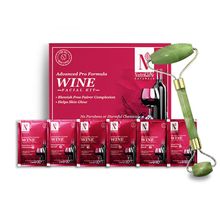 NutriGlow Natural's Advanced Pro Formula Wine Facial Kit With Jade Roller