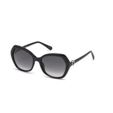 Swarovski Sunglasses Black Acetate Sunglasses SK0165 55 01B