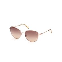 Swarovski Sunglasses Rose Gold Metal Sunglasses SK0330 57 28F