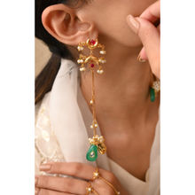 Tangerine Multi-Color Mayur Earrings