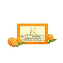 Khadi Natural Orange Handmade Soap Cleanse, Tone & Nourish