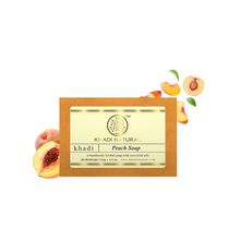 Khadi Natural Peach Handmade Soap Remove Dirt & Impurities