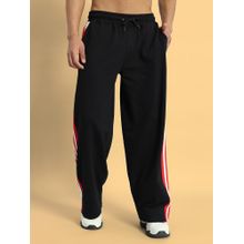 WEARDUDS Black Milano Relaxed Fit Track Pant