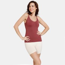 Zivame All Day Seamless Shaping Camisole - Wild Ginger - Brown