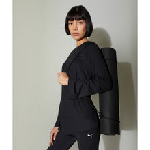 Puma Maternity Studio Bell Sleeve Top Women Black T-shirt