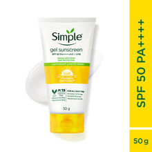 Simple Gel Sunscreen SPF 50 PA++++ UVA+ UVB