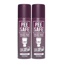 Pee Safe Toilet Seat Sanitizer Spray - Lavender (Pack Of 2)