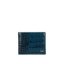 Da Milano Genuine Leather Blue Mens Wallet