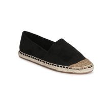 Truffle Collection Black Solid Loafers