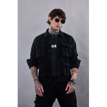 Snitch Revolution Black Utility Denim Jacket