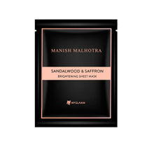 MyGlamm Manish Malhotra Beauty By MyGlamm Saffron & Sandalwood Brightening Sheet Mask