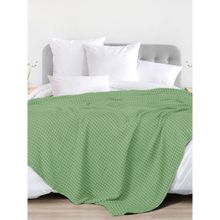 Urban Space Cotton Waffle Weave Blanket, Cotton Dohar for Bed - Sage Green