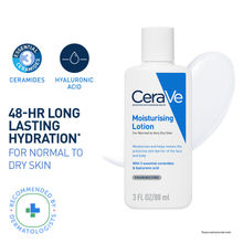 CeraVe Moisturizing Body Lotion for Normal to Dry skin with Ceramides, Dermatologist recommended