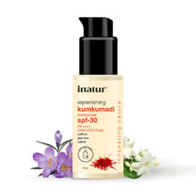 inatur Kumkumadi Sunscreen SPF 30 PA++++, Ayurvedic Moisturizer, No White Cast, UV Protection