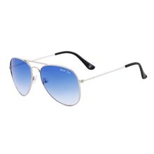 Royal Son Unisex Aviator Sunglasses Blue Gradient Lens -rs0012av