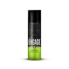 Engage Tickle Deo Spray For Men, Citrus & Spicy, Skin Friendly, Long-Lasting