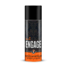 Engage Spice Mystique Deodorant for Men, Woody & Leather, Skin Friendly, Long-Lasting