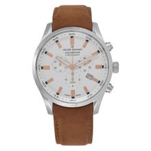 Claude Bernard Aquarider Chronograph|Date Analog Dial Silver Color Men's Watch- 10222 3C AIR