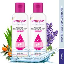 Gynocup Menstrual Cup Lubricant Water Based & Ph Balanced (Pack Of 2)