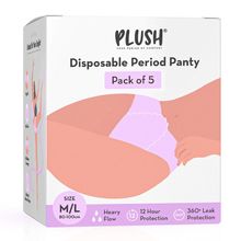 Plush Disposable Period Panty For Heavy Flow - M/L